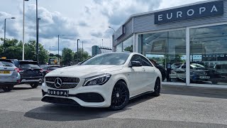 Mercedes Benz CLA 220d  available at Europa Sheffield [upl. by Zetnahs]