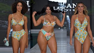 4k60 2024Lascana part2  2024 Miami Swim Week DC  Vertical slow motion [upl. by Maribelle]