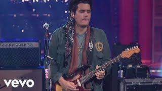 John Mayer  Slow Dancing In A Burning Room Live on Letterman [upl. by Rhea]