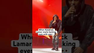 When Kendrick Lamar starts locking eyes with you👀 kendricklamar rap hiphop rapper [upl. by Atalaya797]