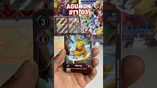 Agumon ST103 U ST11 SPECIAL ENTRY digimoncardgame [upl. by Gyimah]