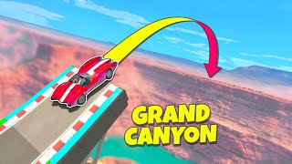 GTA 5  Can you JUMP over the GRAND CANYON [upl. by Nanyk28]