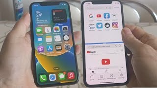 İphone 11 Ekranı İkiye Bölme  İphone 11 Çift Ekran Yapma [upl. by Leonanie]