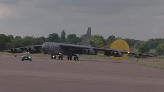 B52 LANDING RIAT 2024 [upl. by Stern970]