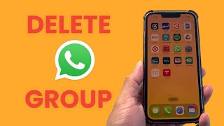 How To Delete Group in WhatsApp [upl. by Aliel]