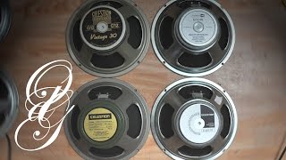 Celestion G12T75G1265V30Greenback  Crunch [upl. by Nalac]