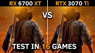 RX 6700 XT vs RTX 3070 Ti  Test In 16 Games [upl. by Racklin724]