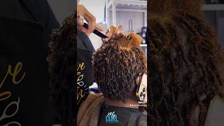 Coil comb twist technique natural hair [upl. by Iadam]