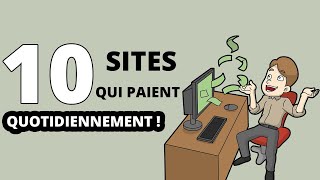 10 SITES WEB QUI VOUS PAIERONT QUOTIDIENNEMENT   TRAVAIL FACILE À DOMICILE SANS EXPÉRIENCE [upl. by Onimod]