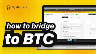 How to bridge to Bitcoin with Symbiosis [upl. by Leugimesoj]