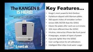 THE BEST WATER IONIZER  Review Enagic LeveLuk Kangen 8 K8  Alkaline Water Maker [upl. by Aivle]