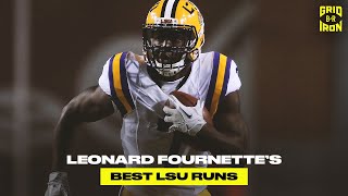 Leonard Fournette Was Unstoppable at LSU  Top 10 College Runs [upl. by Losiram]