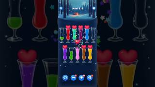 water Sort Puzzle Game Level 215 coloursorting shorts challenge logicpuzzles playandearnmoney [upl. by Saylor982]