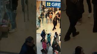 Shoplifting with police inside store Greggs stealing greggs police [upl. by Akeenahs846]