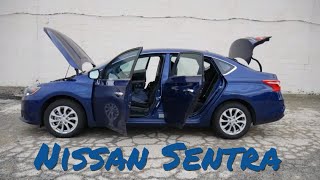 2018 Nissan Sentra SV  review walk around and test drive  100 rental cars [upl. by Jalbert]