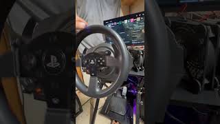 Thrustmaster calibration test button and shift clicks Over heat prevention rs300 gt7 simulator [upl. by Clie]