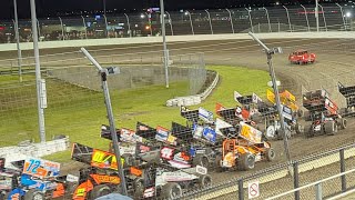 POWRi Outlaw 410 Sprint Cars  Texas Motor Speedway Dirt Track April 5th 2024 sprintcar [upl. by Sandra586]