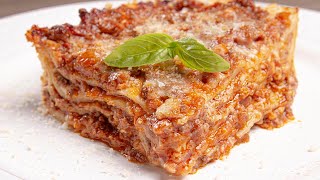 Lasaña auténtica Italiana  Como hacer lasaña tradicional lasagna [upl. by Armat407]