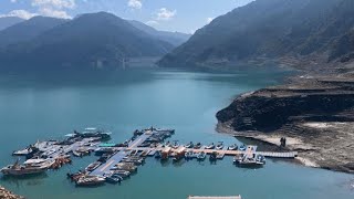 Tehri Lake UTTRAKHAND🚩 boat riding 🤩😚❣trendingtrendingvideowatchlakeview boatlifeviralvideo [upl. by Fusco]