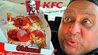 KFCs New Chizza Review [upl. by Annawek525]