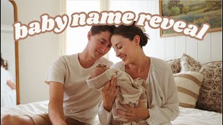 Official Name Reveal of Baby 4 and names we loved but didnt use [upl. by Pratt149]