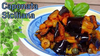 Caponata Siciliana Ricetta Originale [upl. by Anifad963]