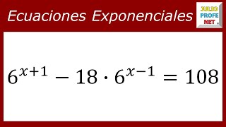 ECUACIONES EXPONENCIALES  Ejercicio 11 [upl. by Odeen]