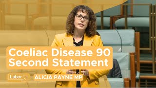 18 March 2024  Coeliac Disease  90 Second Statement [upl. by Aleel938]