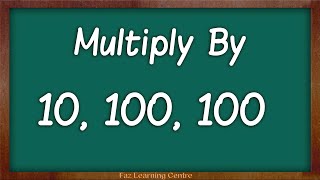 Multiplying By 10 100 And 1000  Maths Made Easy [upl. by Leonanie]