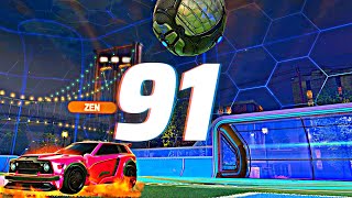 ROCKET LEAGUE INSANITY 91  BEST ROCKET LEAGUE CLIPS FREESTYLES COMP CLIPS [upl. by Anikahs725]