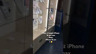 Mám si koupit iPhone 16 pro max nebo iPhone 16 pro  🤔 [upl. by Merna]