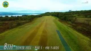 Gourock Golf Club  Hole 8  FlyThru [upl. by Aryamoy]