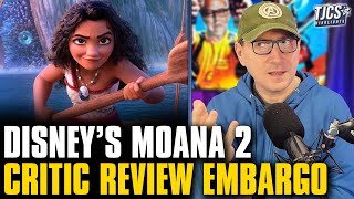 Moana 2 In Trouble Review Embargo Lifts Day Of Release [upl. by Methuselah]