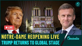 NotreDame Reopening LIVE Cathédrale NotreDame de Paris Historic Ceremony with World Leaders [upl. by Yirinec]