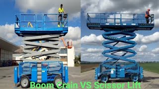 AQ27  Who is Best Scissor Lift VS Boom Crain  AQ Engineering amp Construction [upl. by Anitsuj]