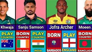 Cricket Players Who Did Not Play For Their Country Of Birth  Duel Nationality Cricketers [upl. by Efal]