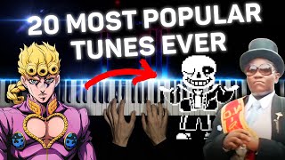 20 MOST POPULAR TUNES EVER [upl. by Adiazteb]