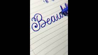 Basic calligraphy part 2Beautiful alphabet B [upl. by Kacie]