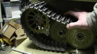 Armortek Late Tiger I Project video 5 Sprockets and idler assembly and installation [upl. by Ahsenre]