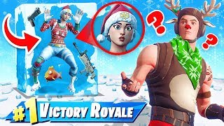 STUCK in ICE CHALLENGE in Fortnite [upl. by Noived163]