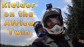 Kielder Forest Road on the Africa Twin [upl. by Graeme]