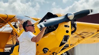 1946 Piper Cub J3 Cruising [upl. by Esir]