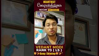 CSIR NET Result 2024  Rank 73  CSIR NET Toppers 2024 shortsvideo shorts csirresult [upl. by Ahsiena]