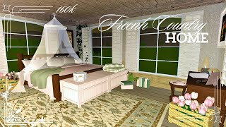 ₊˚ੈ♡⸝⸝ french country home pt 2 second floor  full tour  160k  bloxburg [upl. by Peery]