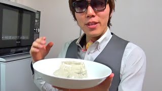 水でプリン作ってみた！How to make water Flan！ [upl. by Arikal435]