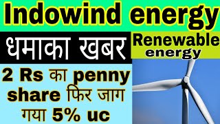 Indowind energy 2 रूपए का penny share तगड़ा मुनाफा upper circiut [upl. by Francine635]