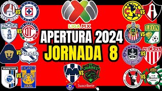 ⚽ LIGA MX  JORNADA 8  APERTURA 2024 [upl. by Yael635]