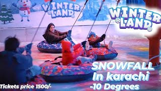 WINTERLAND Pakistans first Indoor Snow Park In Karachi  PAF Museum  Expedition Pakistan 2022 [upl. by Notgnihsaw583]