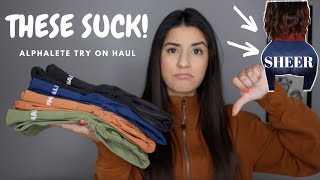 ALPHALETE TRY ON HAUL  I DONT UNDERSTAND THE HYPE [upl. by Cristine718]