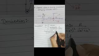 important derivation for 12th boards magnetic effect of current 👍🏻12thboardsnee t [upl. by Getter724]